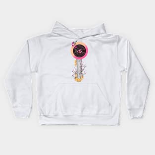 Candy Floral Lightstick Kids Hoodie